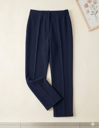 Büyük Beden Kumaş Pantolon Lacivert