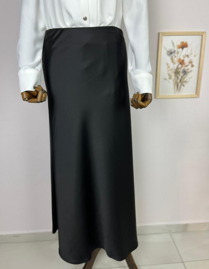 Siyah Saten Etek