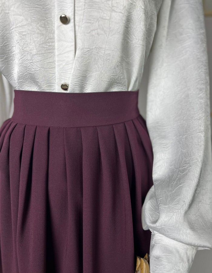 piliseli etek mürdüm