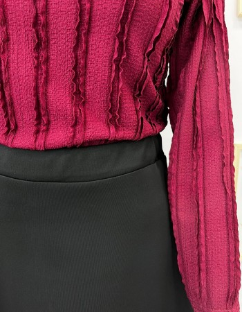 Beli Lastikli Siyah Scuba Etek